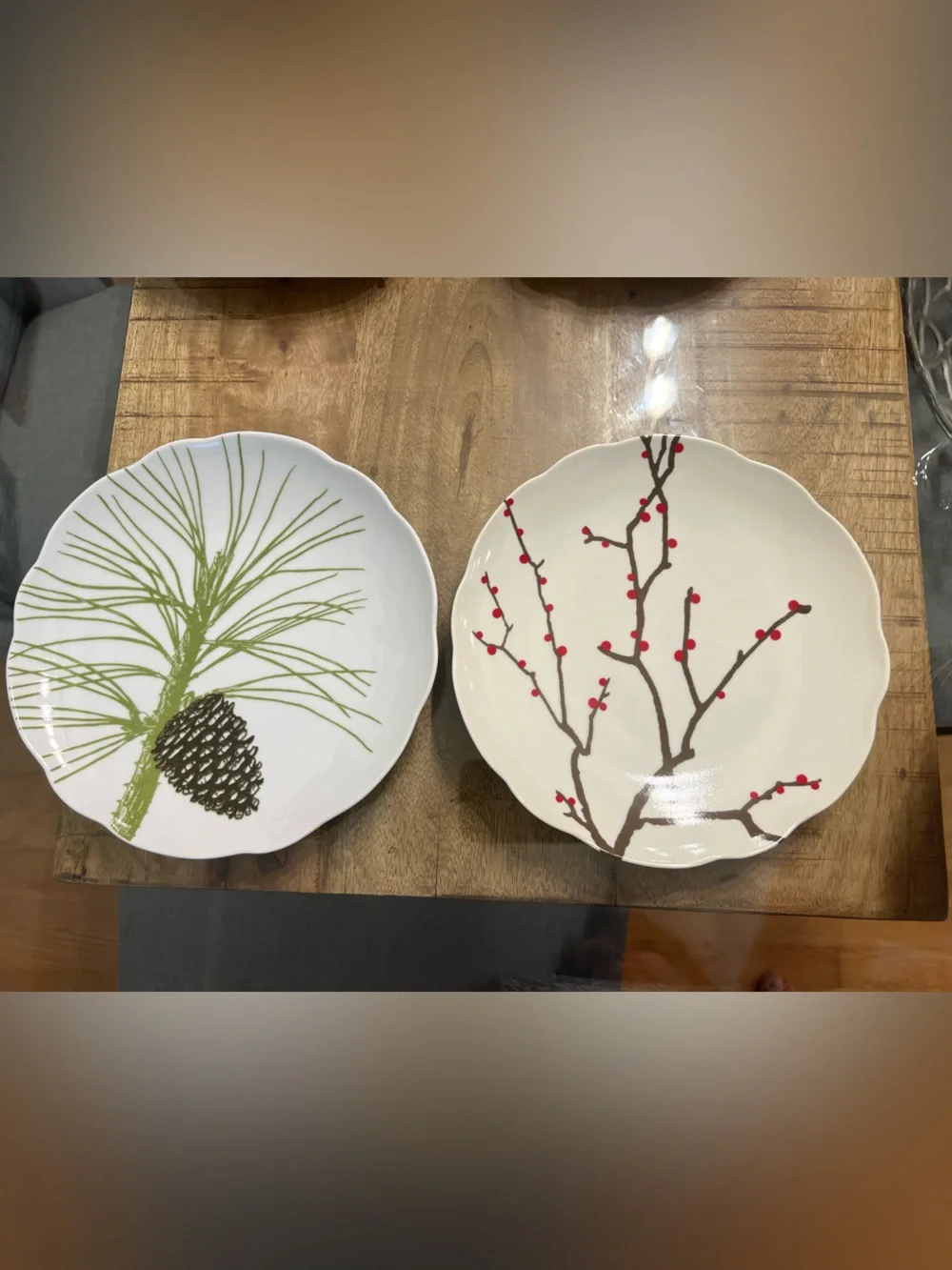Rosanna Boho Holiday 4 Salad Plates New RARE